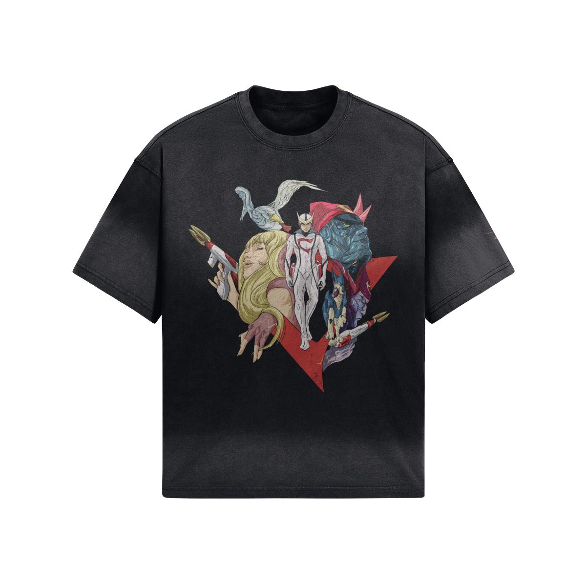 Neo-human Kyashan Oversized, Tye Dye Tee