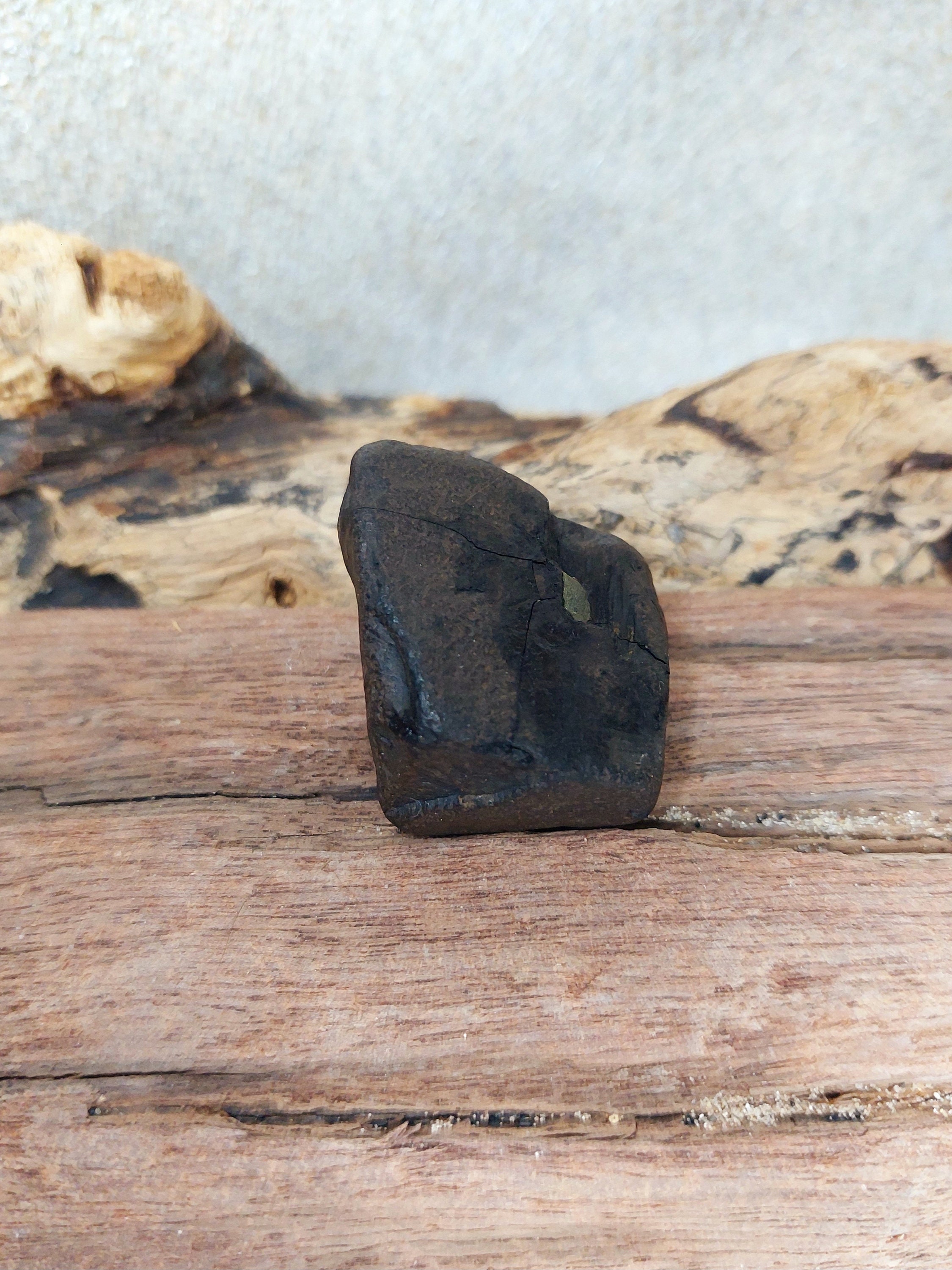 Whitby Jet Rare Gem Natural Genuine Beach Find Gemstone