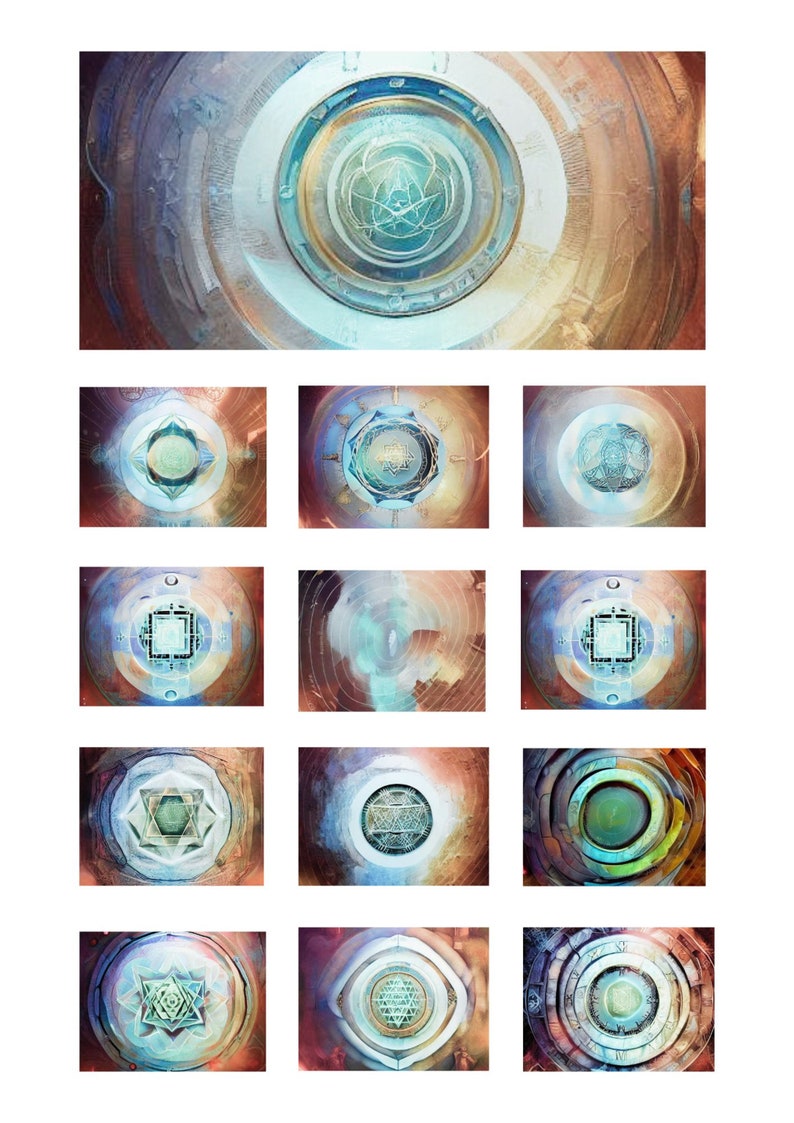 Vedic, Ayurveda, Calendar 2024, DIY Yoga Lovers Gift, Vedic Art