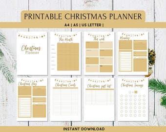 Weihnachtsplaner, Weihnachtsplaner, Urlaubsplaner, Geschenk Budgetplaner, Weihnachtsplaner, Weihnachtsgeschenkliste, Weihnachtsmappe, Weihnachten To Do Liste