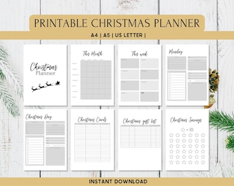 Weihnachtsplaner, Weihnachtsplaner, Urlaubsplaner, Geschenk Budgetplaner, Weihnachtsplaner, Weihnachtsgeschenkliste, Weihnachtsmappe, Weihnachten To Do Liste