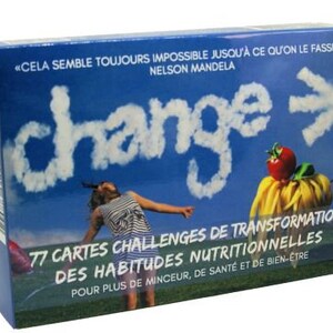 Cartes de coaching Nutritionnel Bleu