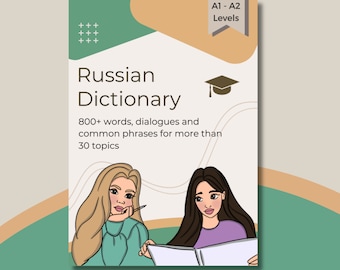 Diccionario ruso para principiantes: más de 800 palabras y frases (PDF)