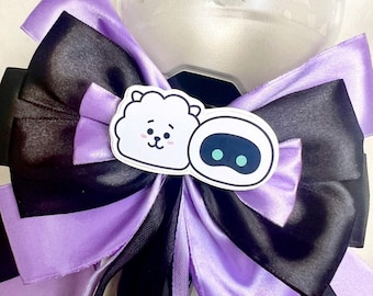 BTS Jin RJ Wootteo RUNSEOKJIN_EP.TOUR Concert Army Bomb Lightstick Bow Ribbon Charm Pin Kpop Bangtan Gift Keyring Accessories Pendant Logo