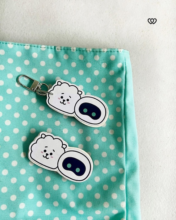 BTS ジン JIN RUNSEOKJIN ウット Wootteo キーリング BTS Jin RJ Wootteo RUNSEOKJIN_EP.TOUR Concert Wooden Keychain
