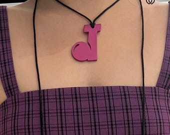 BTS J-Hope Hobi Jack in the Box Album Logo Symbol Wooden Cord Necklace, Kpop, Bangtan, ARMY Gift Keyring Accessories Charm Pendant Rope Boot