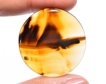 Designer AAA Quality Montana Agate Cabochon, 100% Natural Montana Agate Loose Gemstone, Pendant Jewelry Making, Size 34x32x4 mm 35 Cts