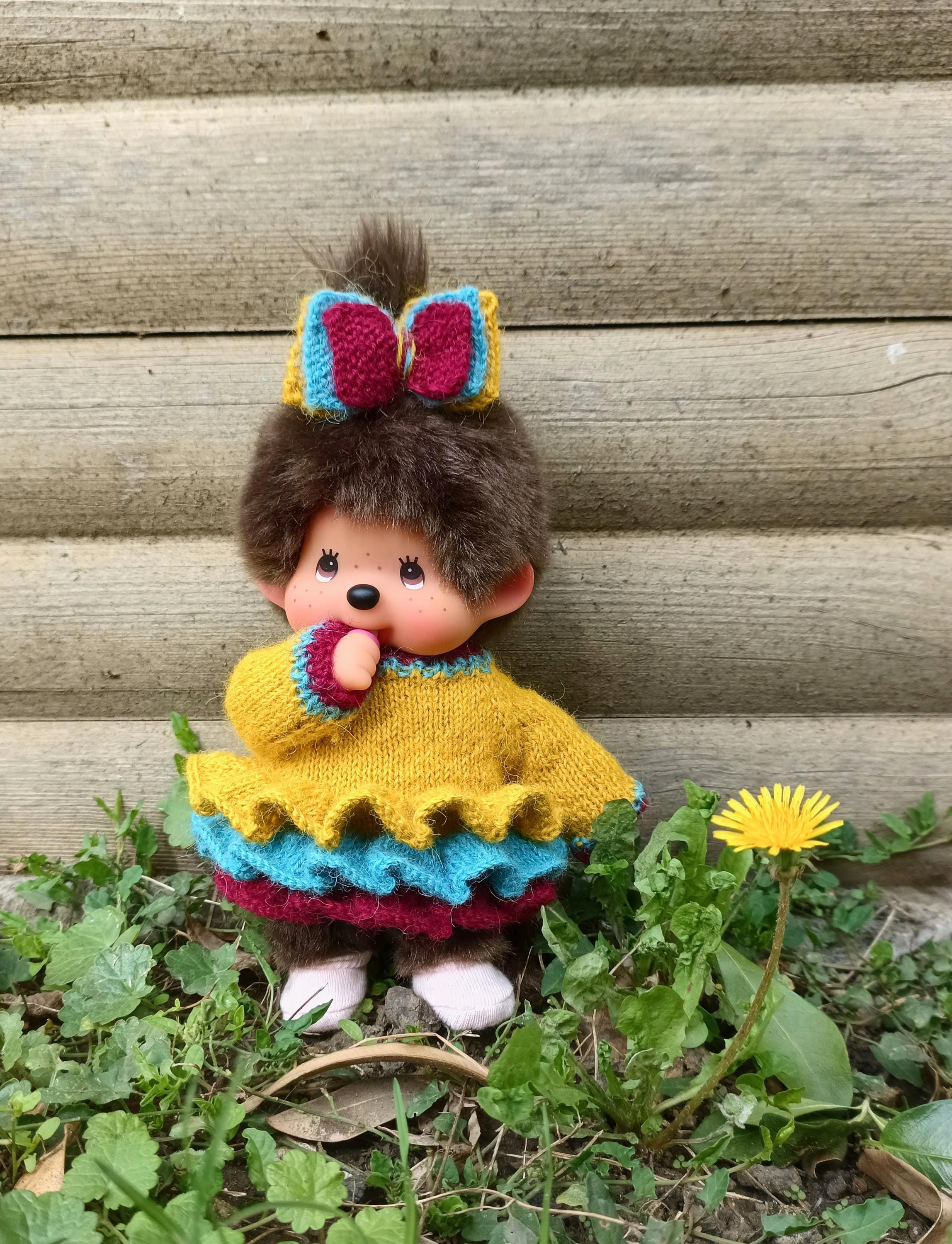 A Dress and a Ribbon for the 20cm Monchhichi Plush Toy - Etsy