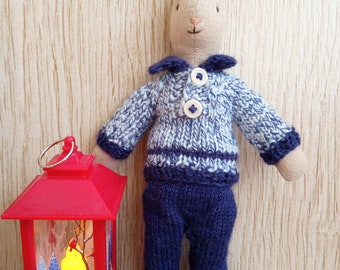 maileg sweater and pants for 22 cm knitted rabbit