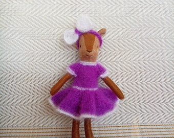 Maileg doe little sister knitted dress