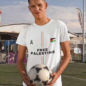 Free Palestine English | Football T-shirt | Soccer | Palestine shirt | Unisex | Palestine Football | Palstina | Palestina