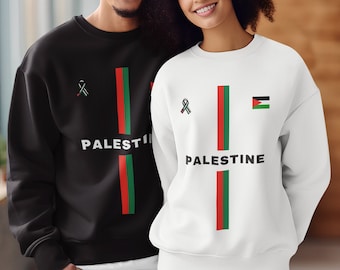 Free Palestine_english2 | sweat | Football shirt | Soccer | Palestine shirt | sports | Unisex | Palestine Football | jumper | palestina |