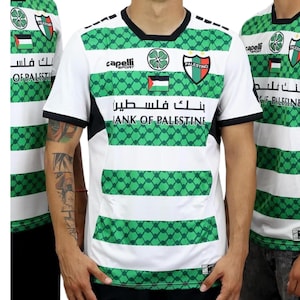 Ireland Palestine x Celtic Football Shirt – Green Irish Pride Supporters Jersey | Free Palestine Solidarity Soccer Top | Men’s & Kids Sizes