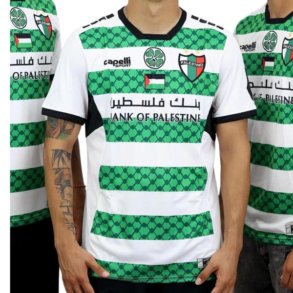 Camiseta de fútbol Irlanda Palestina x Celtic – Camiseta verde de hinchas del Orgullo Irlandés / Camiseta de fútbol solidaria con Palestina Libre / Tallas para hombre y niño