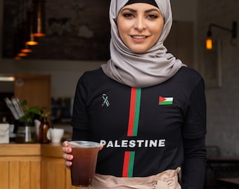 Gratuit Palestine_english2 | T-shirt | Maillot de foot | Football | Chemise Palestine | sport | Unisexe | Palestine Football | Palstina | Palestine