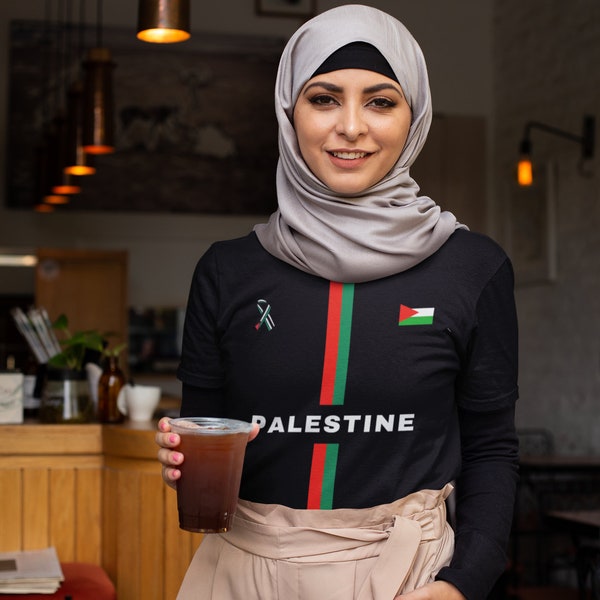 Palestine Football Shirt White Etsy UK