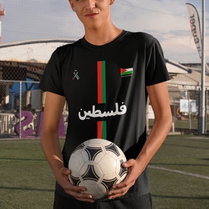 Free Palestine_Arabic2 | T Shirt | Football shirt | Soccer | Palestine shirt | sports | Unisex | Palestine Football | Palstina | Palestina