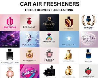 Diffusor luxe auto | Premium hangende luchtverfrisser | Inclusief ventilatieclip | Langdurige geuroliën | Cadeau voor autoliefhebbers
