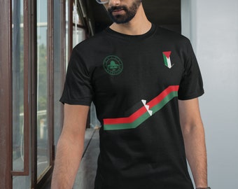 Palestine libre | T-shirt | Maillot de foot | Football | Chemise Palestine | sport | Unisexe | Palestine Football | Palstina | Palestine | cadeau