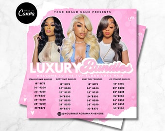 Hair Booking Flyer, Book Now Flyer, Appointment Flyer, Walk Ins Flyer, Make up, Nails , Booking Flyer, Canva Template, DIY Booking Flyer