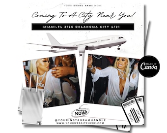 Traveling Stylist Flyer, Traveling Business Flyer, Traveling Hair Stylist, Traveling Lash Tech, Beauty Travel Flyer, Travel Event Booking