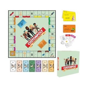 Custom YourOpoly Board Game-Complete Game: Anniversary gift | birthday gift | customized gift | personalized gift | corporate gift