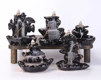 Ceramic Incense Waterfall Burner