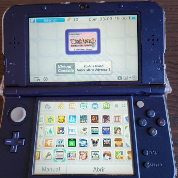 New nintendo 3ds XL CFW with 64gb and games