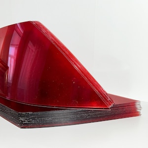 Couvercle en verre de protection du rétroéclairage arrière pour Peugeot 307cc | cache feu stop
