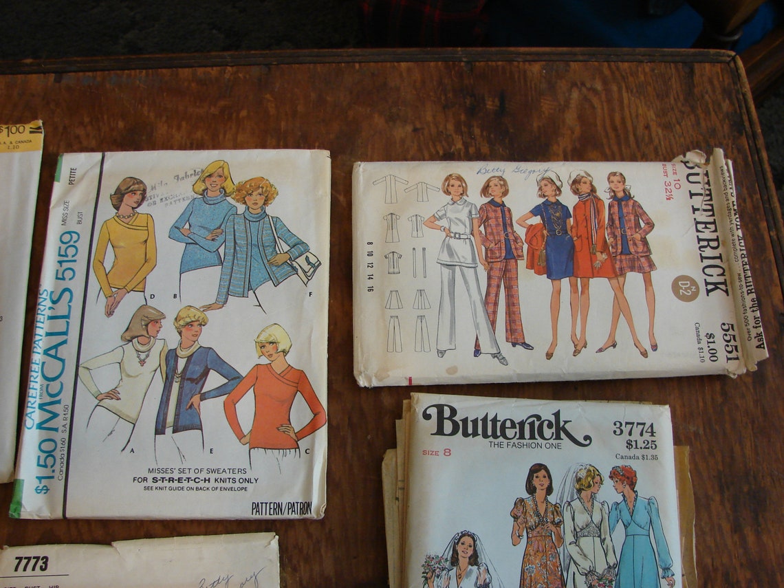 3a# Mixed Lot of Older Style Patterns for Creating or Junk Journals - Etsy