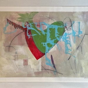 Healing Heart - Fine Art, Acrylic on Paper