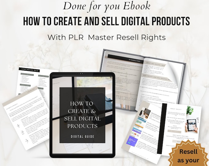 MRR Ebook: Digital Product Guide Canva Template (PLR) - Etsy