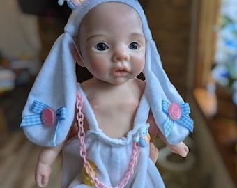 baby doll clothe, bunny set clothes, for doll from 11 inch 3 lbs