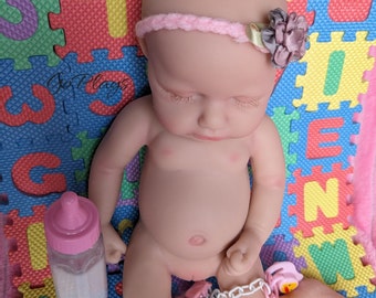 Full body silicone baby girl handmade with love for you