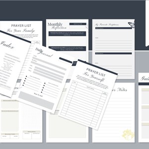 PLR Prayer Journal for Women Sermon Notes Bible PLR Devotional Template ...