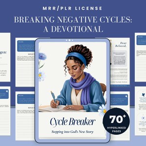 PLR Christian Prayer Journal: Daily Devotional Template (Downloadable, Printable, Hyperlinked Bible Study)