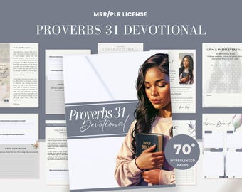 Proverbs 31 Journal Template PLR Christian Journal Template Hyperlinked Bible Proverb 31 Scripture Journal Proverbs Journal SOAP Bible Study