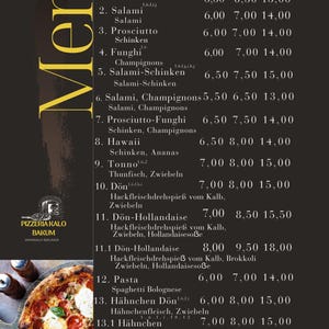 Restaurant Menu Template – 9-page modern PDF design – Digital menu for restaurants, cafes & delivery services