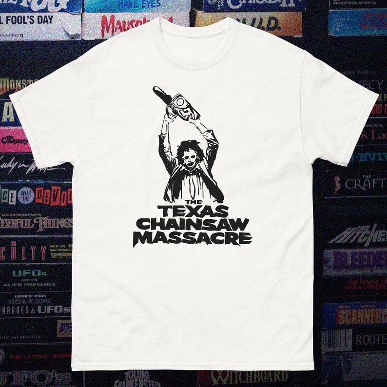 The Texas Chainsaw Massacre Fan Art T-shirt Leatherface Horror Movie ...