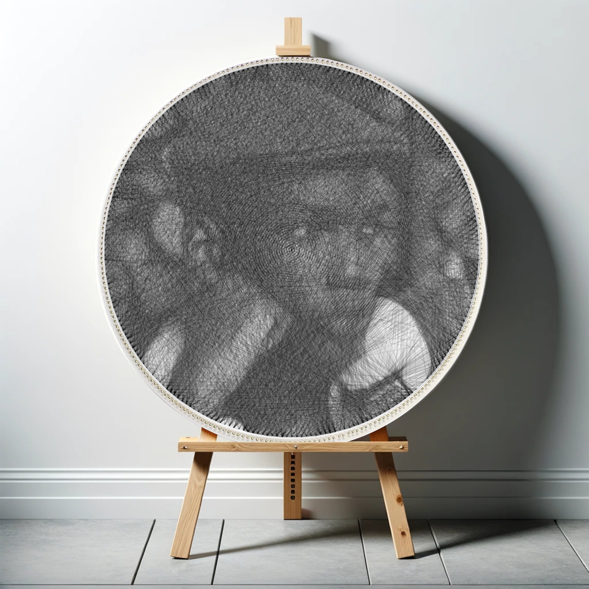Create Your Own Unique Thread Painting with our DIY String Art Kit — Personalized portrait — DIY Wall Art Handmade Gift