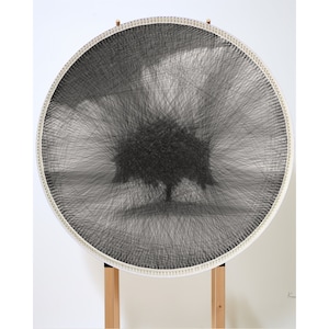 Create Your Own Unique Thread Painting with our DIY String Art Kit — Personalized portrait — DIY Wall Art Handmade Gift