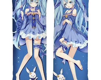 Double-sided Miku Dakimakura: Anime Body Pillow, Hugging Pillow, Perfect Gift and Home Decor for Anime Fans, Birthday Gift