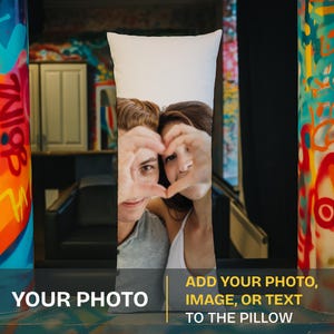 Custom Dakimakura Pillow, Custom Body Pillowcase, Anime Body Pillow Cover, Celeb Actor Body Pillow, Face Pillow Doll, Fan Art Pillow