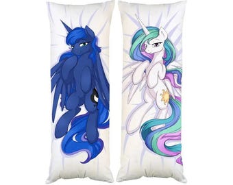 MLP Unicorn Dakimakura: Double-Sided Body Pillow Cover for Fans, Kids, and Collectors – Perfect for Hugging and Decorating