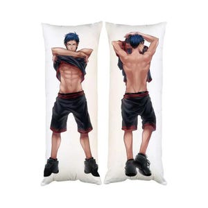 Double-Sided Dakimakura Anime Basketball, Decorative Hug Pillow, Handmade Gift for Fans, Custom Anime Body Pillows