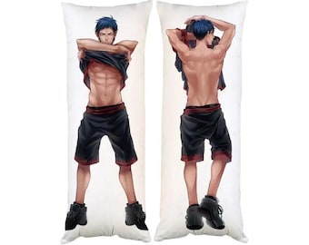 Double-Sided Dakimakura Anime Basketball, Decorative Hug Pillow, Handmade Gift for Fans, Custom Anime Body Pillows