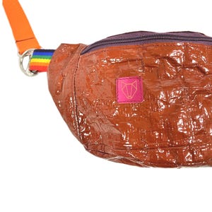 Recycled Tyvek Fanny Pack | Unisex Eco-Friendly Crossbody