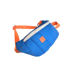 Unisex Fanny Pack, Upcycled Puffer Purse, Sustainable bag