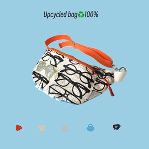 Unisex Upcycled Tyvek Fanny Pack | Large Eco-Friendly Bum Bag