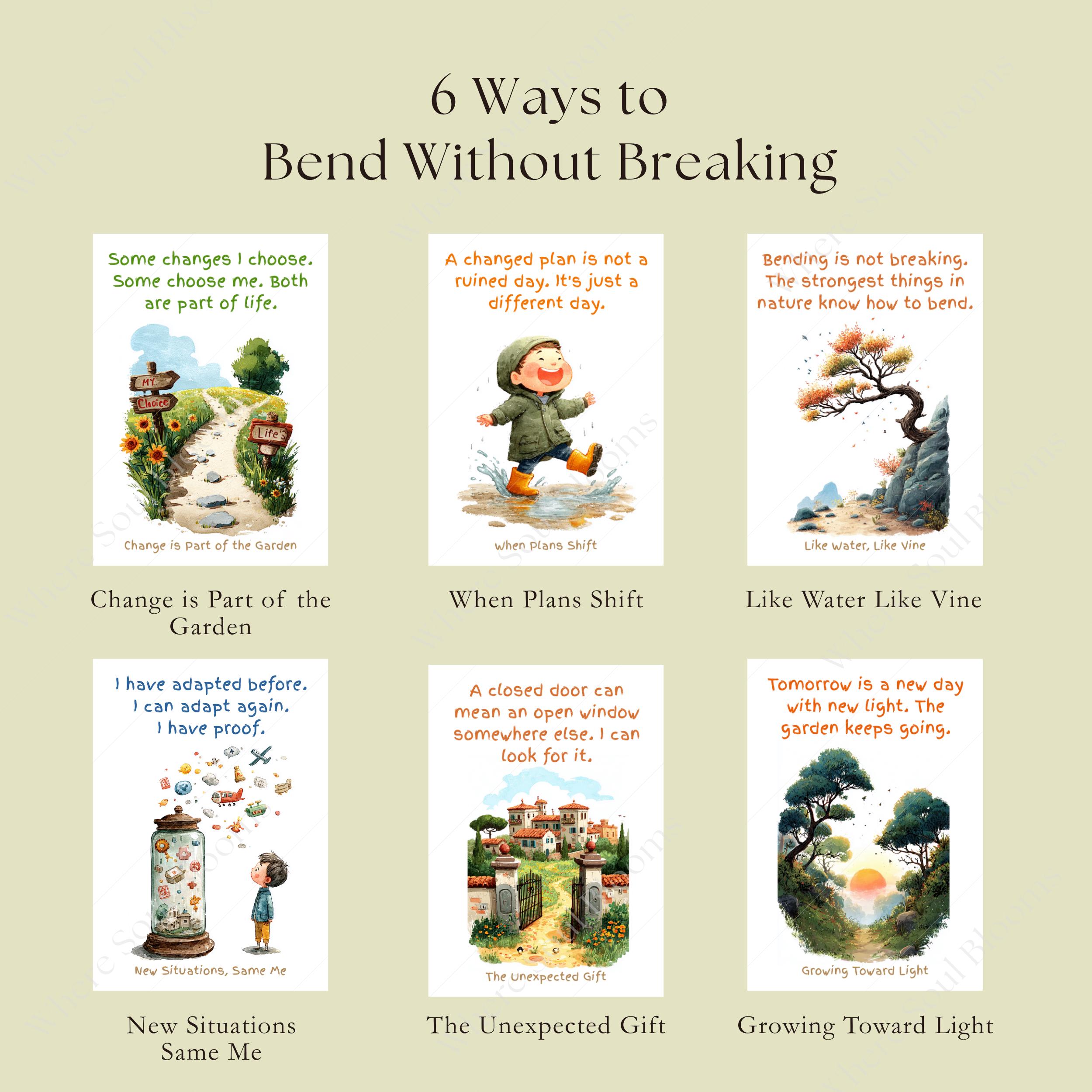 Flexibility Cards for Kids | Printable Deck of Adaptability, Handling ...